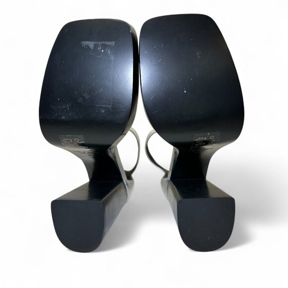 Rag & Bone Women's Silver Leather Matrix Platform Sandal, US 8, EU 38, NIB - Picture 8 of 14